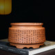 Special offer high-quality wood-burning purple sand flower pots small succulent calamus gold marble bonsai pot boxwood desktop green plant ceramic pot