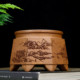Special price high-quality purple sand flower pot Bafang ancient well pot small succulent calamus gold marble special pot tabletop ceramic potted plant