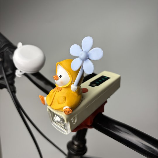 小黄鸭车铃自行车铃手拨铃金属车铃适合20-25mm车把直径