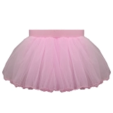 Детская белая юбка на девочку, танцующая розовая мини-юбка