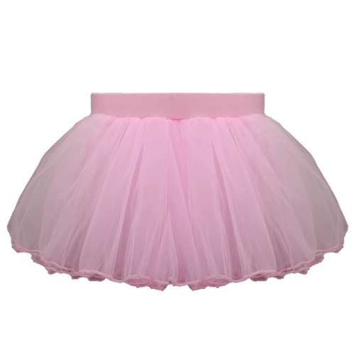 Детская белая юбка на девочку, танцующая розовая мини-юбка