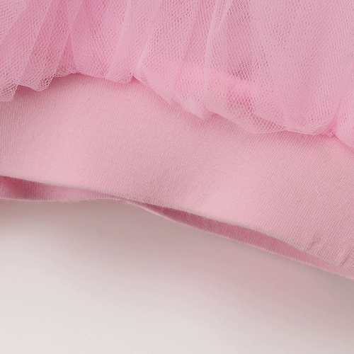 Детская белая юбка на девочку, танцующая розовая мини-юбка