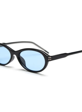 9216新款韩版小椭圆TR90板材脚猫形偏光太阳眼镜男女复古文艺墨镜