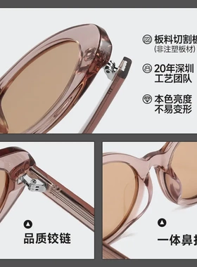 2025哈尼克孜同款板材眼镜