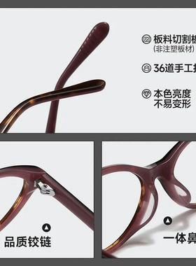 26新款板材墨镜【甜杏仁】玳瑁色复古摩登防紫外线太阳镜BC-2336