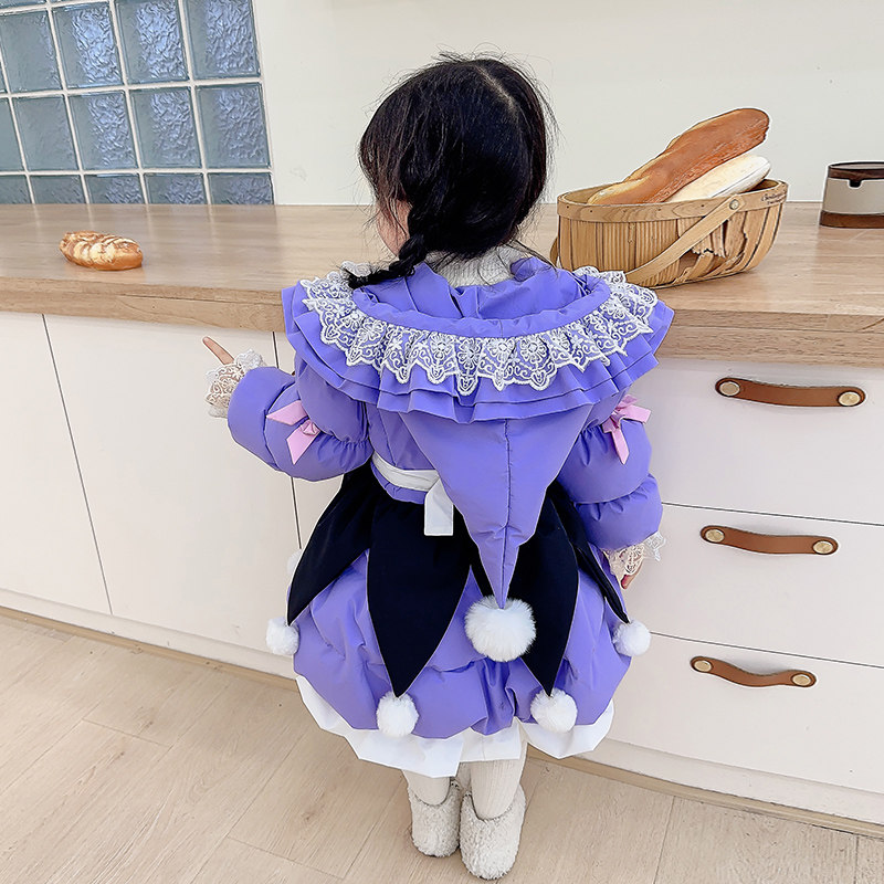 女童库洛米羽绒服2024秋冬新款女孩公主棉衣外套女宝宝洛丽塔棉服,淘宝优惠券,粉丝福利购,淘宝优惠卷