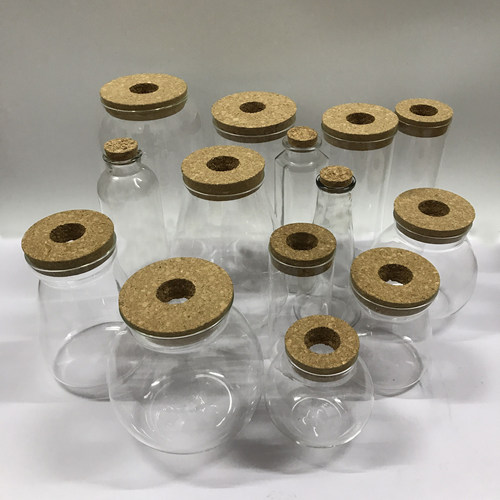 生态瓶DIY鱼微景观生态球高朋硅创意DIY设计花瓶玻璃鱼缸办公桌 - 图3