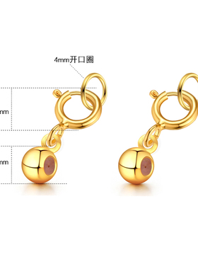 正品S925项链缩皇冠弹簧扣定位胶