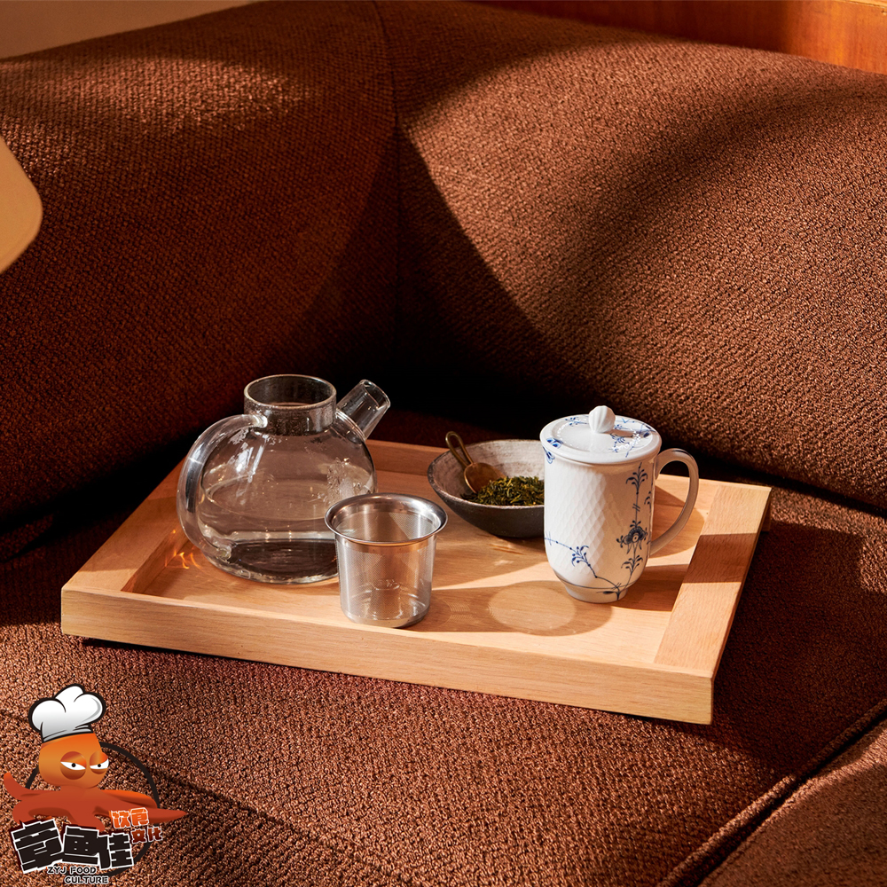 丹麦Royal Copenhagen皇家哥本哈根棕榈唐草手绘瓷餐具餐盘子碗杯 - 图1