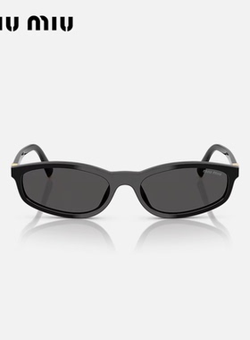 MiuMiu缪缪0MU A06SF墨镜小框板材时尚复古金标太阳眼镜经典百搭