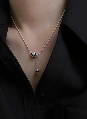 气质百搭简约小众女款锁骨链个性时尚饰品毛衣链项链779