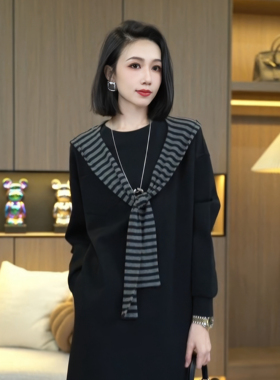 李思桐新款女士连帽披肩外搭高档百搭时尚减龄帽子披肩7553