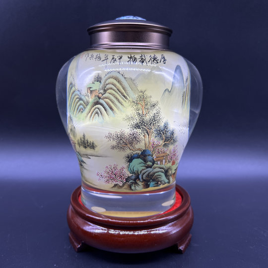 Crystal tea practical hand-painted special gift