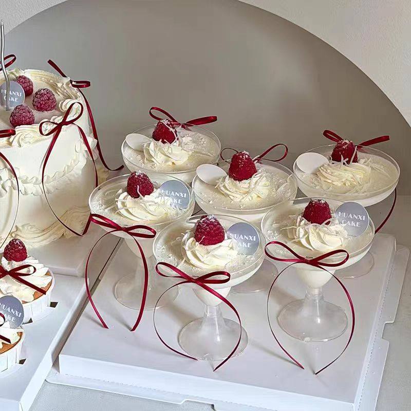 网红高级感订婚结婚0.3cm丝带蝴蝶结酒杯甜品插件甜品台蛋糕装饰,淘宝优惠券,粉丝福利购,淘宝优惠卷