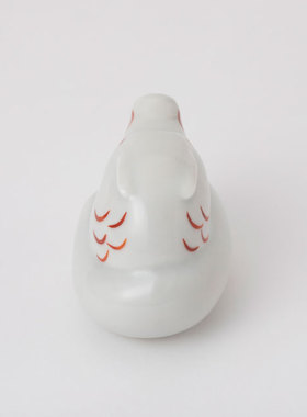 日本制 愛知県 中外陶園 手作 古染釉 摆件摆饰 龙