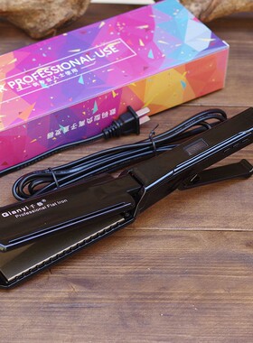 千艺拉头发两用熨板不伤发液晶显示