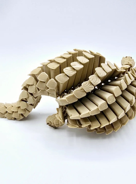 跨境新款穿山甲模型摆件创意桌面装饰品办公室手办3D