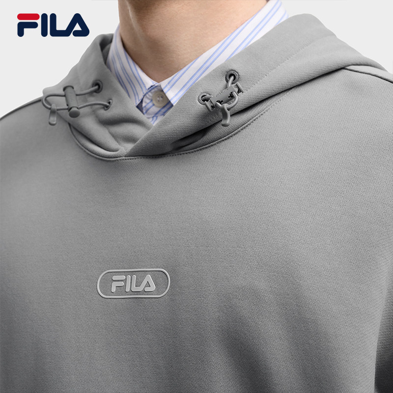 FILA 斐乐官方男子针织连帽上衣2025冬新款时尚休闲宽松纯棉上衣,淘宝优惠券,粉丝福利购,淘宝优惠卷