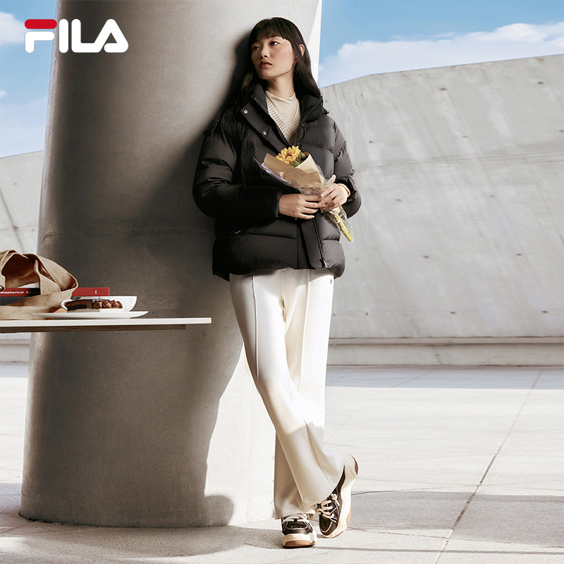 FILA 斐乐官方女士羽绒服冬季时尚休闲保暖宽松连帽上衣,淘宝优惠券,粉丝福利购,淘宝优惠卷