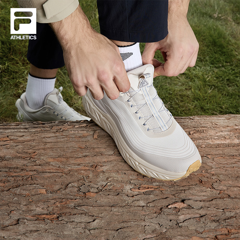 FILA 斐乐官方男鞋EXPLORER 1+户外鞋2025春新款探险家 1+跑步鞋 - 图0