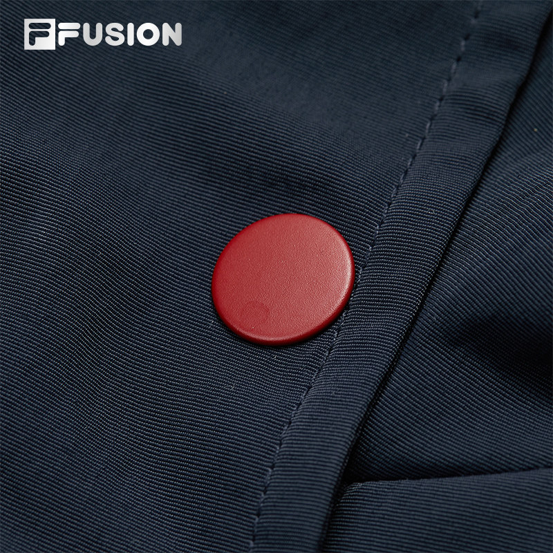 FILA FUSION斐乐潮牌梭织外套女2025冬新款休闲宽松连帽工装上衣,淘宝优惠券,粉丝福利购,淘宝优惠卷