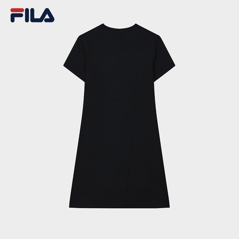 FILA 斐乐官方女子针织连衣裙2024秋新款时尚简约休闲舒适连身裙,淘宝优惠券,粉丝福利购,淘宝优惠卷