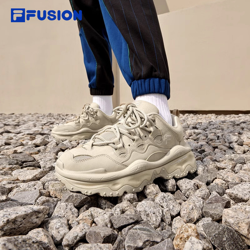 FILA FUSION斐乐潮牌女鞋休闲鞋冬季轻便老爹鞋户外鞋QD96运动鞋,淘宝优惠券,粉丝福利购,淘宝优惠卷