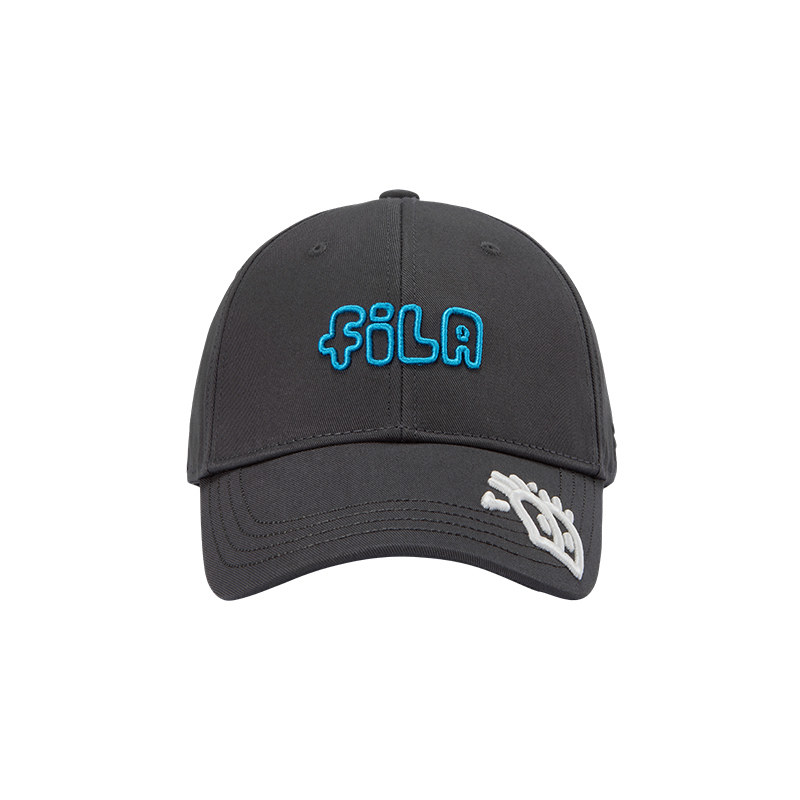 FILA FUSION斐乐潮牌情侣款棒球帽2025秋季新款涂鸦运动帽鸭舌帽,淘宝优惠券,粉丝福利购,淘宝优惠卷