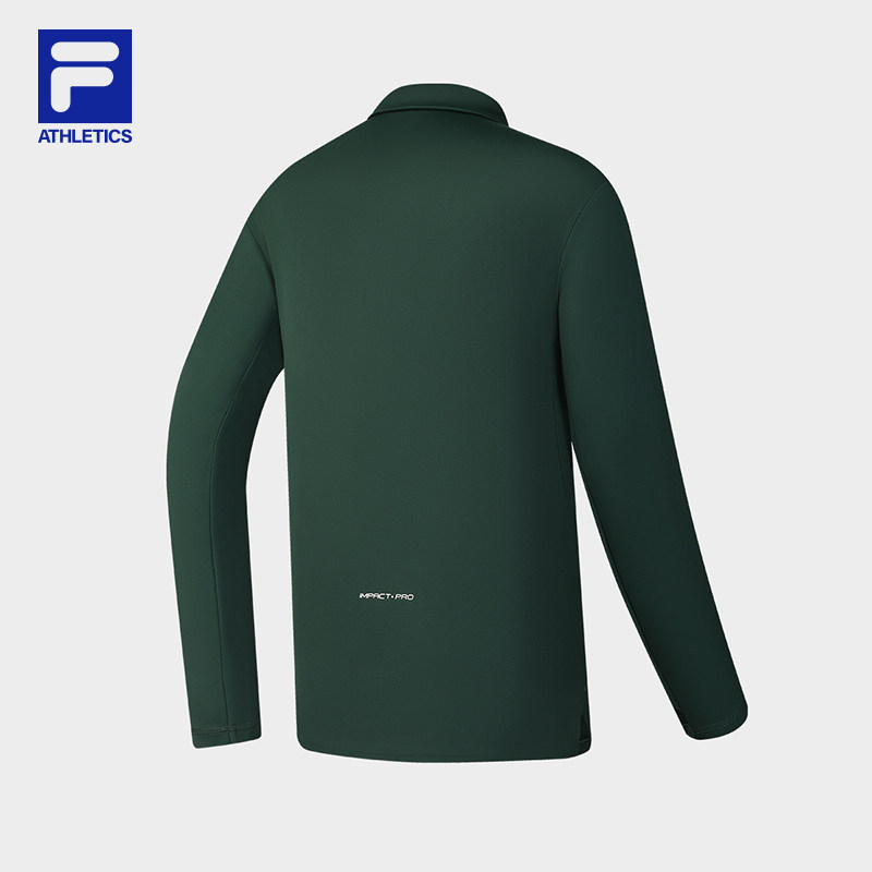 FILA 斐乐官方男子针织长袖POLO衫2025春季新款网球运动基础上衣,淘宝优惠券,粉丝福利购,淘宝优惠卷