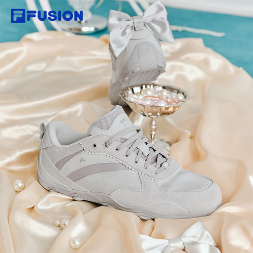 FILA FUSION斐乐潮牌女鞋FLORA薄底鞋2026夏新款甜酷休闲鞋运动鞋 - 图1