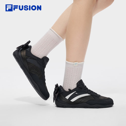 FILA FUSION斐乐潮牌女鞋FLORA薄底鞋2026夏新款甜酷休闲鞋运动鞋 - 图0