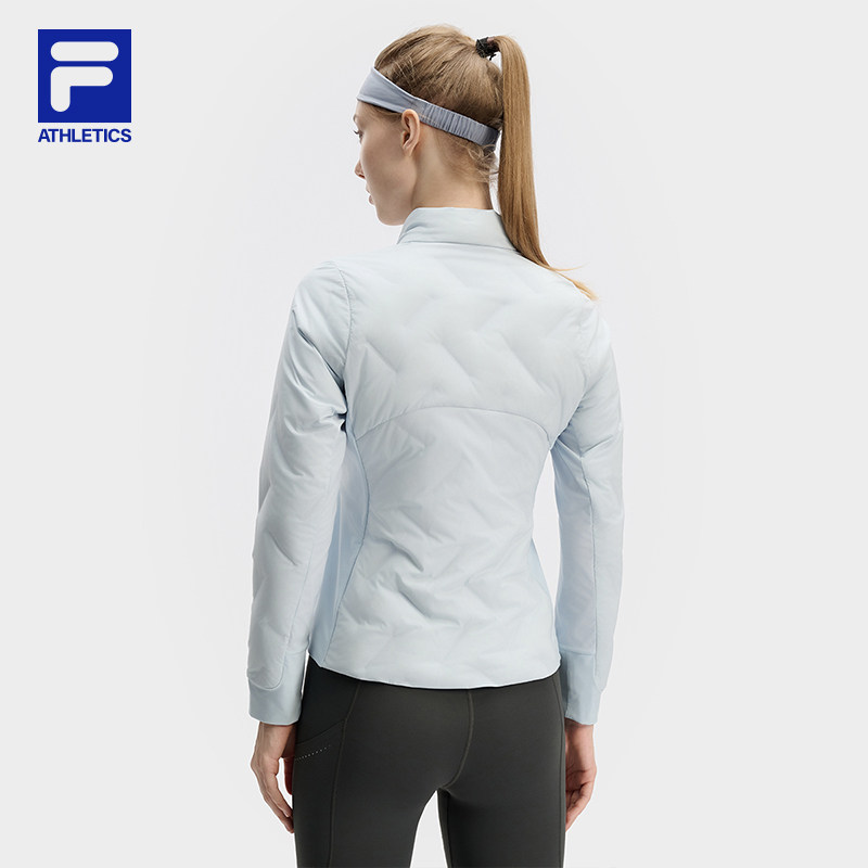 FILA 斐乐官方女士羽绒服2024冬季冬季新款健身运动拼接修身上衣,淘宝优惠券,粉丝福利购,淘宝优惠卷