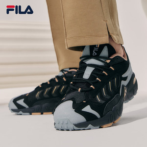 FILA斐乐男鞋复古跑步鞋冬季休闲运动鞋时尚老爹鞋轻便男子跑鞋