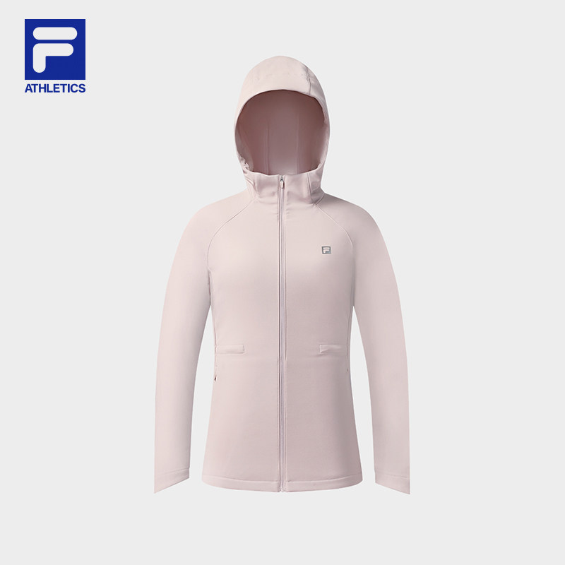 FILA 斐乐官方女士梭织上衣2025冬新款健身运动基础加绒连帽外套,淘宝优惠券,粉丝福利购,淘宝优惠卷