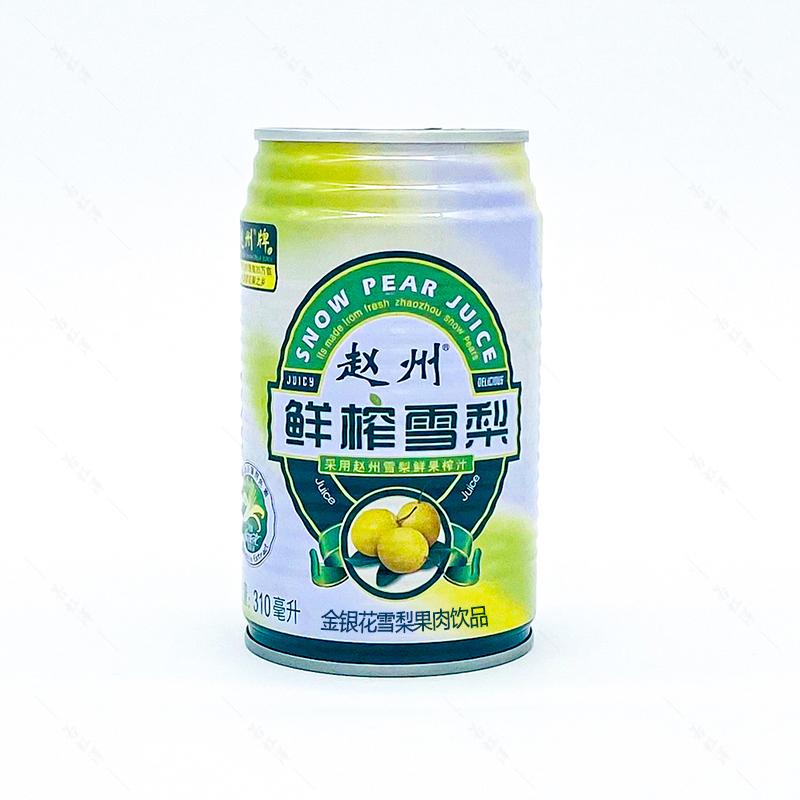 河北石家庄赵县特产赵州雪梨果肉饮品310ml6瓶装 - 图2