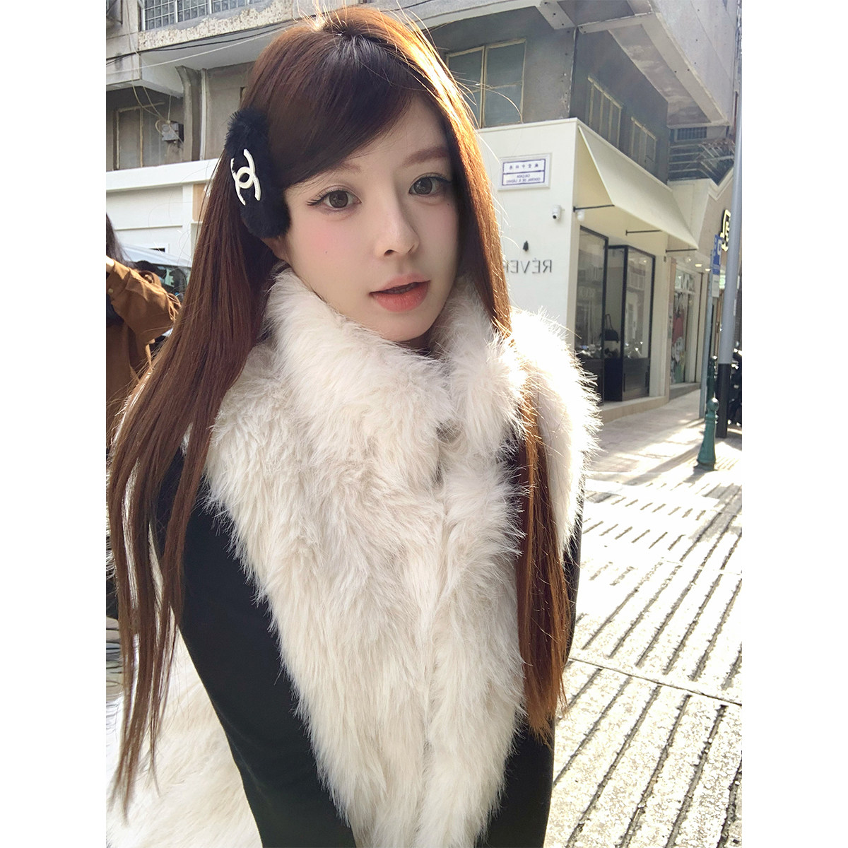 安妮不火 chao藏肉!软糯立领毛毛皮草马甲女微胖大码无袖毛绒外套,淘宝优惠券,粉丝福利购,淘宝优惠卷