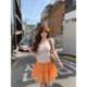 Annie's Not Hot Floral Lace Square Collar Bubble Wrinkle Chiffon Shirt Women's Fat Plus Size Vacation Waist Small Shirt