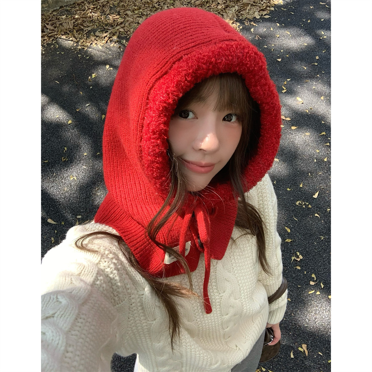 小雪人韩国巴拉克拉法帽冬季保暖帽子围脖一体毛绒护耳针织帽子女,淘宝优惠券,粉丝福利购,淘宝优惠卷