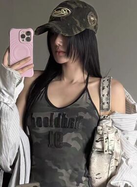 badblood迷彩休闲男女牛仔棒球帽