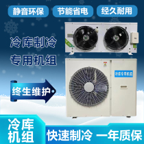 Cold Storage Refrigerator Group 3 Pips 5 Frozen Chilling Refreshing Host Totally Enclosed All-in-one Cold Bank Complete Equipment