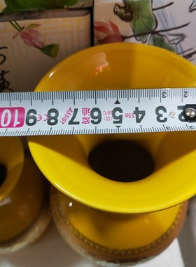 三清摆件神坛花瓶道家用品陶瓷瓶