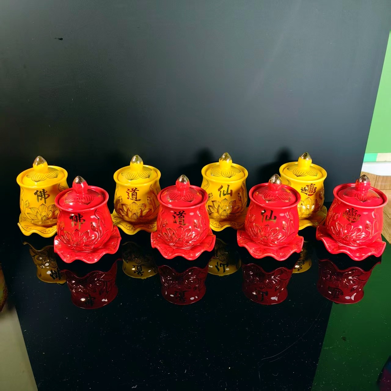 供佛水杯莲花招财净水杯敬神杯财神爷水杯家用陶瓷老君杯仙家水碗,淘宝优惠券,粉丝福利购,淘宝优惠卷