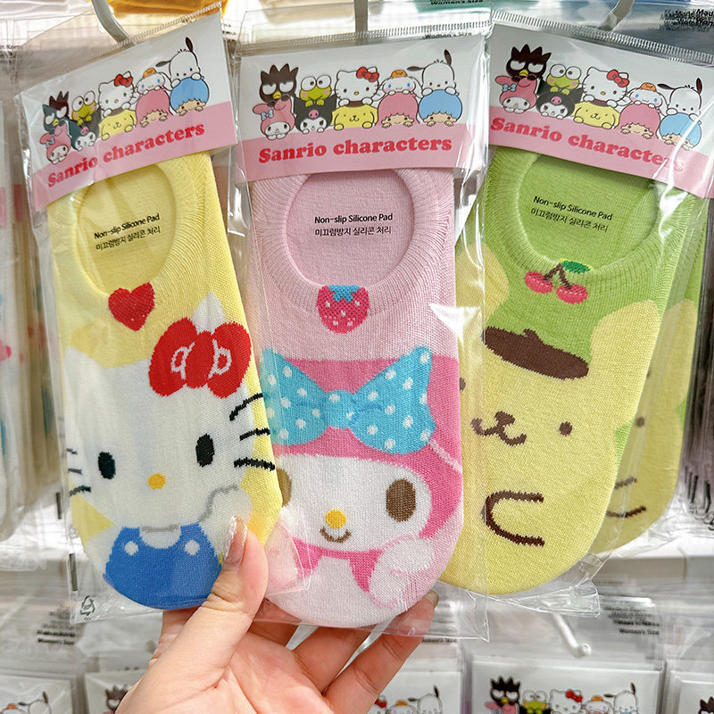 船袜女防滑不掉跟韩国进口隐形袜子三丽欧可爱卡通动漫薄棉夏短袜,淘宝优惠券,粉丝福利购,淘宝优惠卷