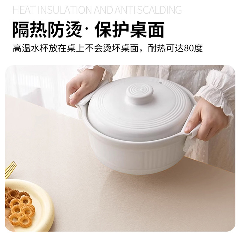 小清新圆桌桌布防水防油防烫免洗2025新款PVC圆形茶几台布餐桌布,淘宝优惠券,粉丝福利购,淘宝优惠卷