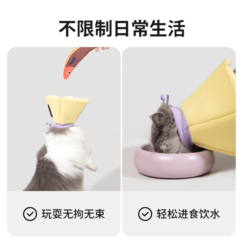 HiDREAM伊丽莎白圈狗猫咪耻辱圈防舔加深绝育大型犬头罩狗狗头套,淘宝优惠券,粉丝福利购,淘宝优惠卷