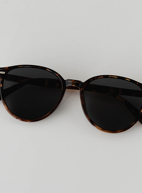 圆框简约男女百搭墨镜