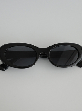 个性小众复古风猫眼镜框太阳墨镜