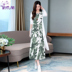 Đầm nữ 2019 hè mới hai mảnh set eo thon gọn khí đầu thu đông hoa dài váy hoa thủy triều - váy đầm chân váy bút chì váy đầm