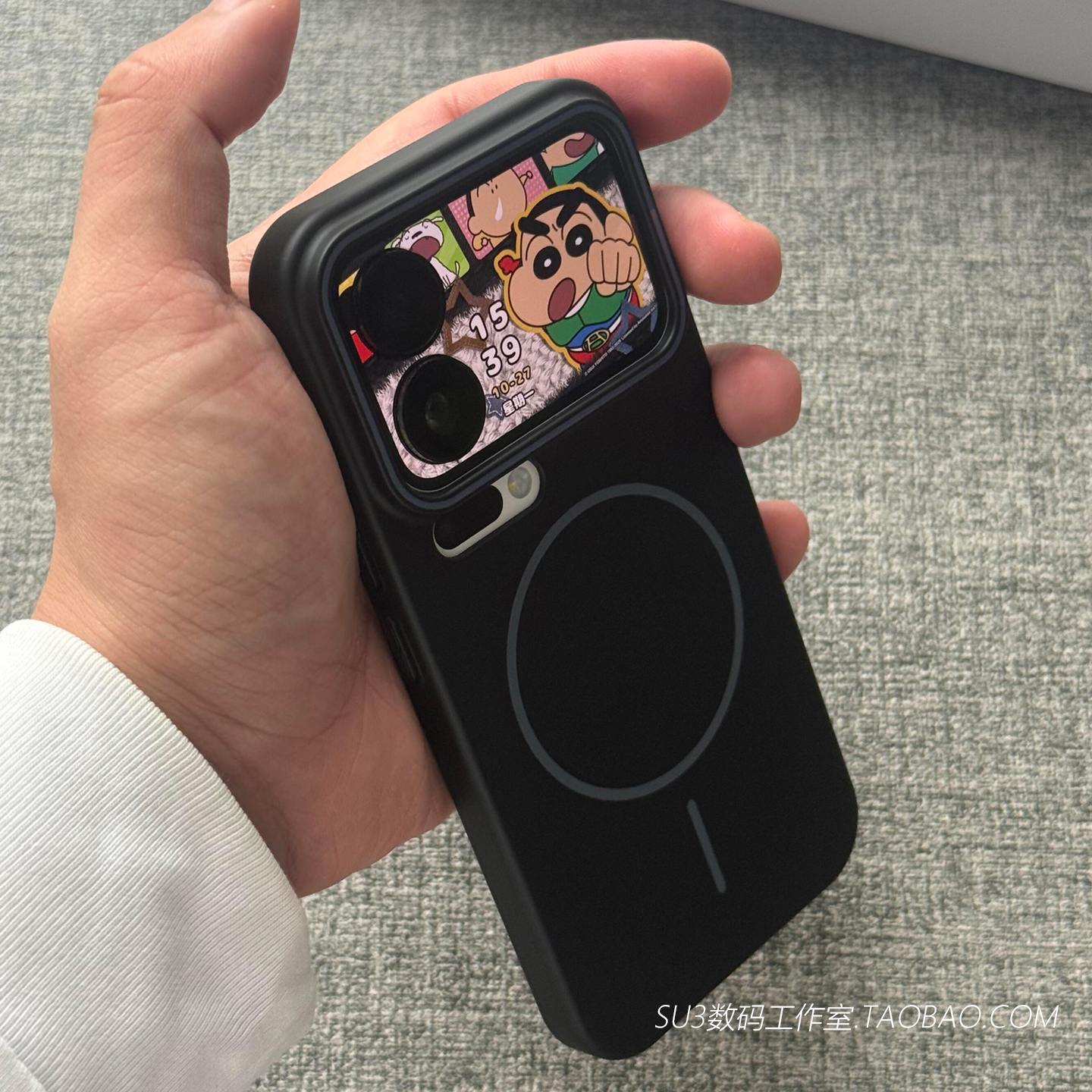 钛灰色Beats同款细圈磁吸充电一加15适用一加Ace6手机壳Ace5至尊版Ace3/2防摔13肤感12极简亚克力男简约大孔 - 图3