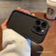 17石墨黑16适用iPhone15苹果14promax手机壳13磨砂12软硅胶Air防摔Xs全包XR高级感8小众15plus新款7纯色男女